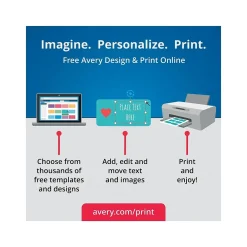 Photo Paper*Avery Tri-Fold Matte Brochure Paper, 8.5