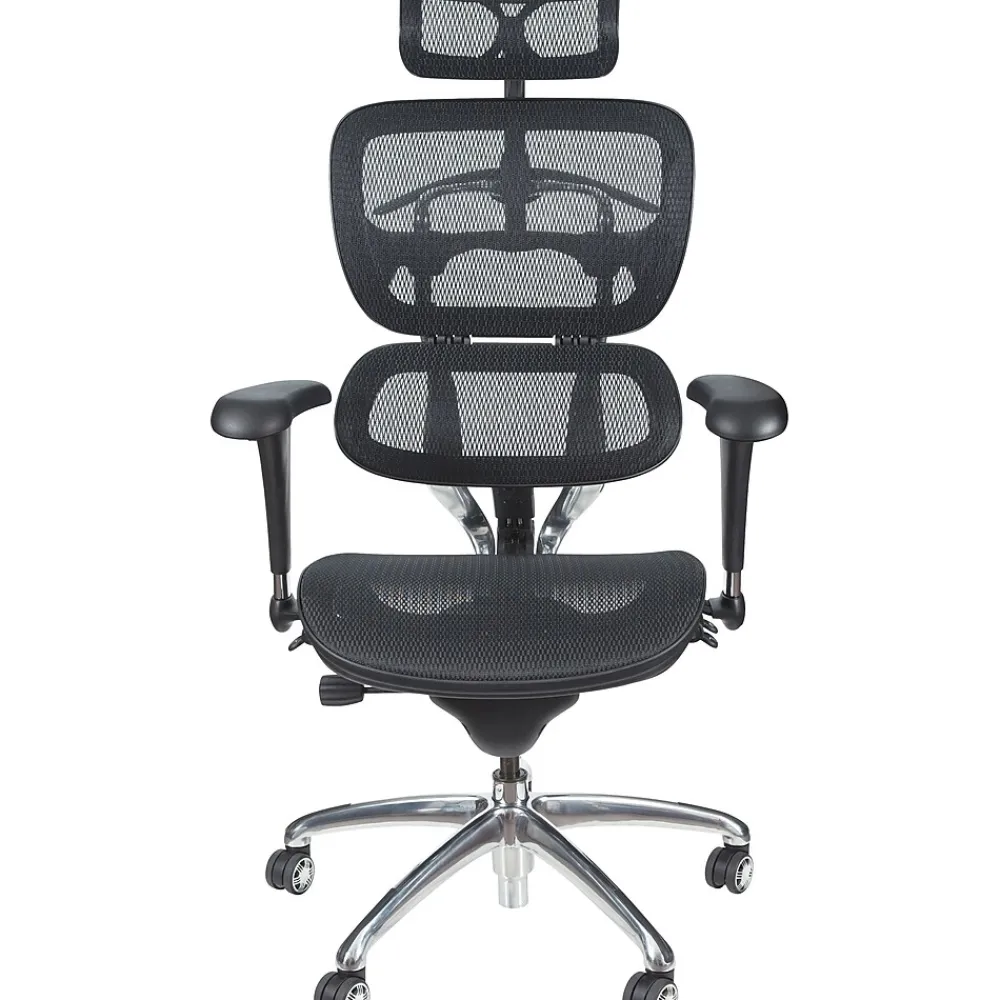 Office Chairs*Balt Butterfly Ergonomic Mesh Swivel Executive Chair, Black (34729)