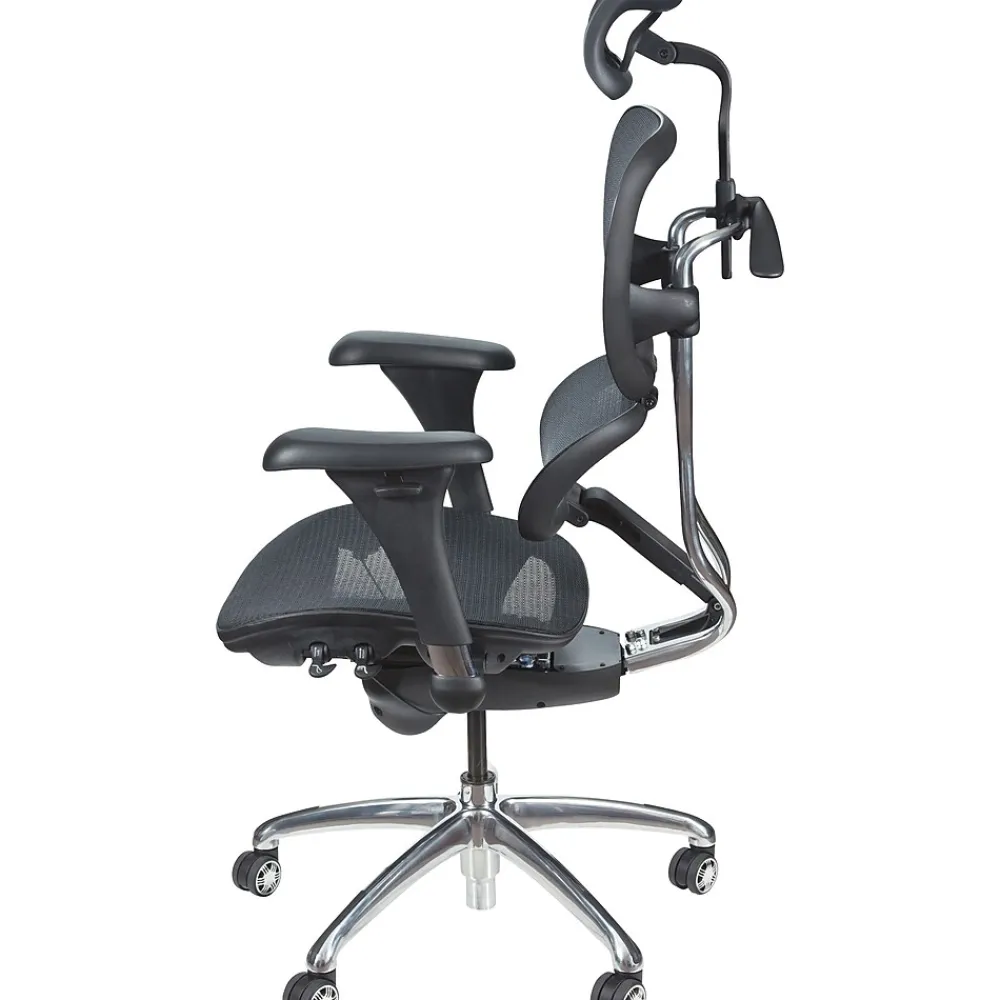 Office Chairs*Balt Butterfly Ergonomic Mesh Swivel Executive Chair, Black (34729)