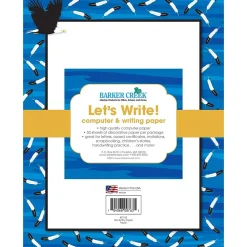 Classroom Paper*Barker Creek 8 1/2" x 11" Printer Paper, Eagles, 50 per package (BC763)