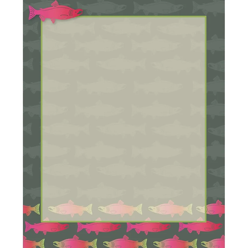 Classroom Paper*Barker Creek 8 1/2" x 11" Printer Paper, Sea & Sky 200 per set (BC3864)