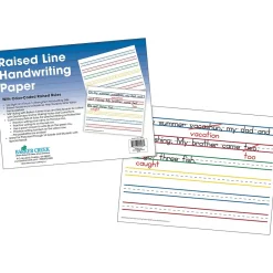 Classroom Paper*Barker Creek 8.5" x 11" Raised Line Handwriting Paper, 600 Sheets/Set (5503-12)