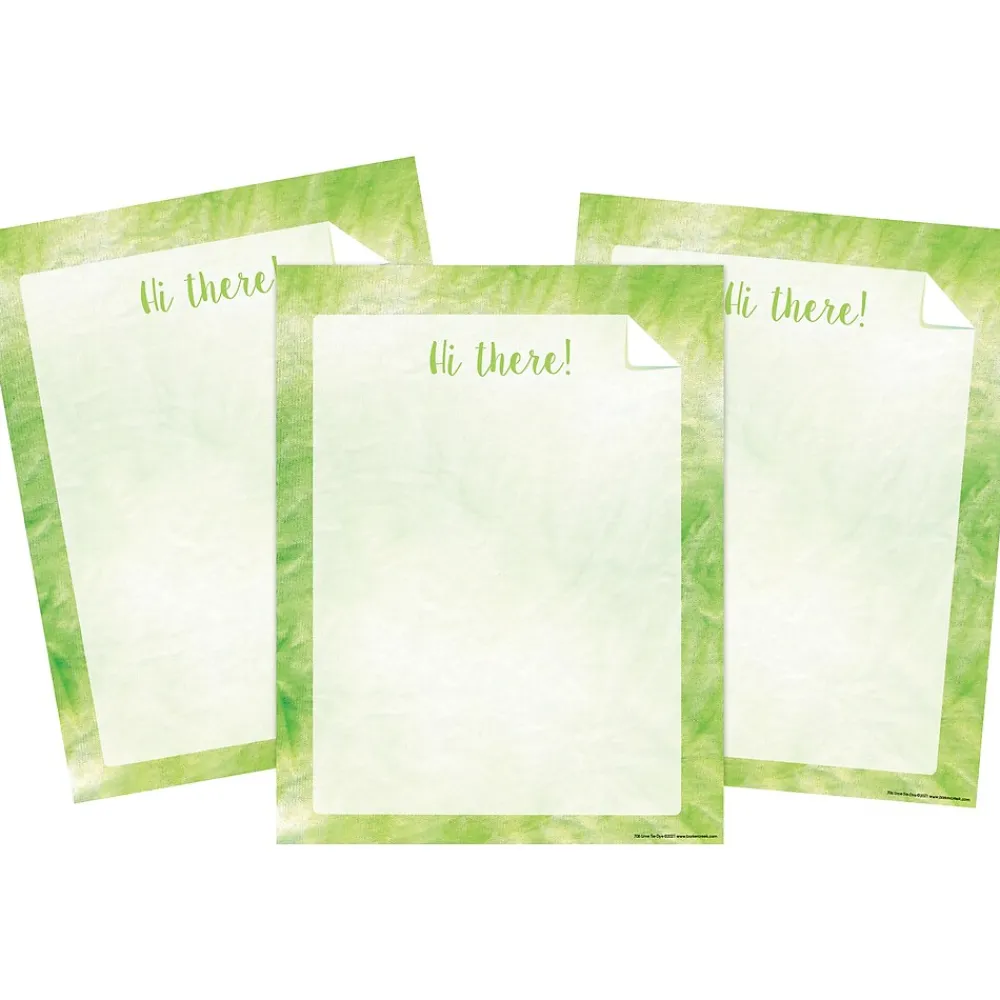 Classroom Paper*Barker Creek 8.5" x 11 Tie-Dye Lime Computer Paper Pack, 150 Sheets/Set (4343)