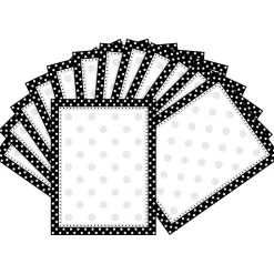 Classroom Paper*Barker Creek Black & White Dot Computer Paper, 100 Sheets/Set (BC3609)