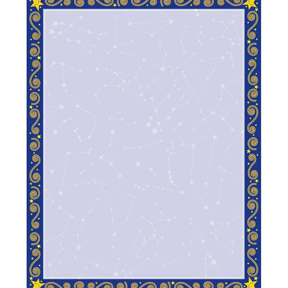 Classroom Paper*Barker Creek Customer Favorites 8 1/2" x 11" Computer Paper Set (four designs), 200 Sheets/Set (3555)