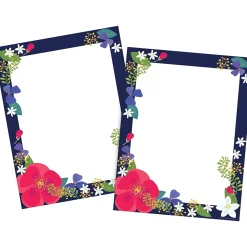 Classroom Paper*Barker Creek Petals Computer Paper, 8 ½” x 11", 100 Sheets/Set (BC3880)