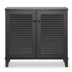 Storage Cabinets*Baxton Studio Coolidge 29.63'' W x 14.5'' D Storage Cabinet, Dark Brown (5304-STPL)