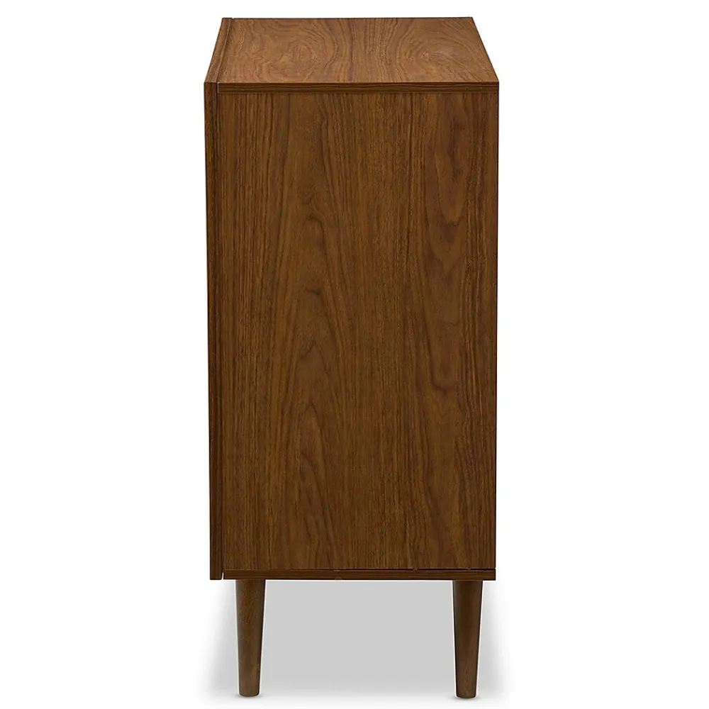 Storage Cabinets*Baxton Studio Harlow 35.14'' W x 16.3'' D Storage Cabinet, Brown and White (6782-STPL)