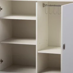 Storage Cabinets*Baxton Studio Marcy 35.1'' W x 15.6'' D Storage Cabinet, White (6470-STPL)