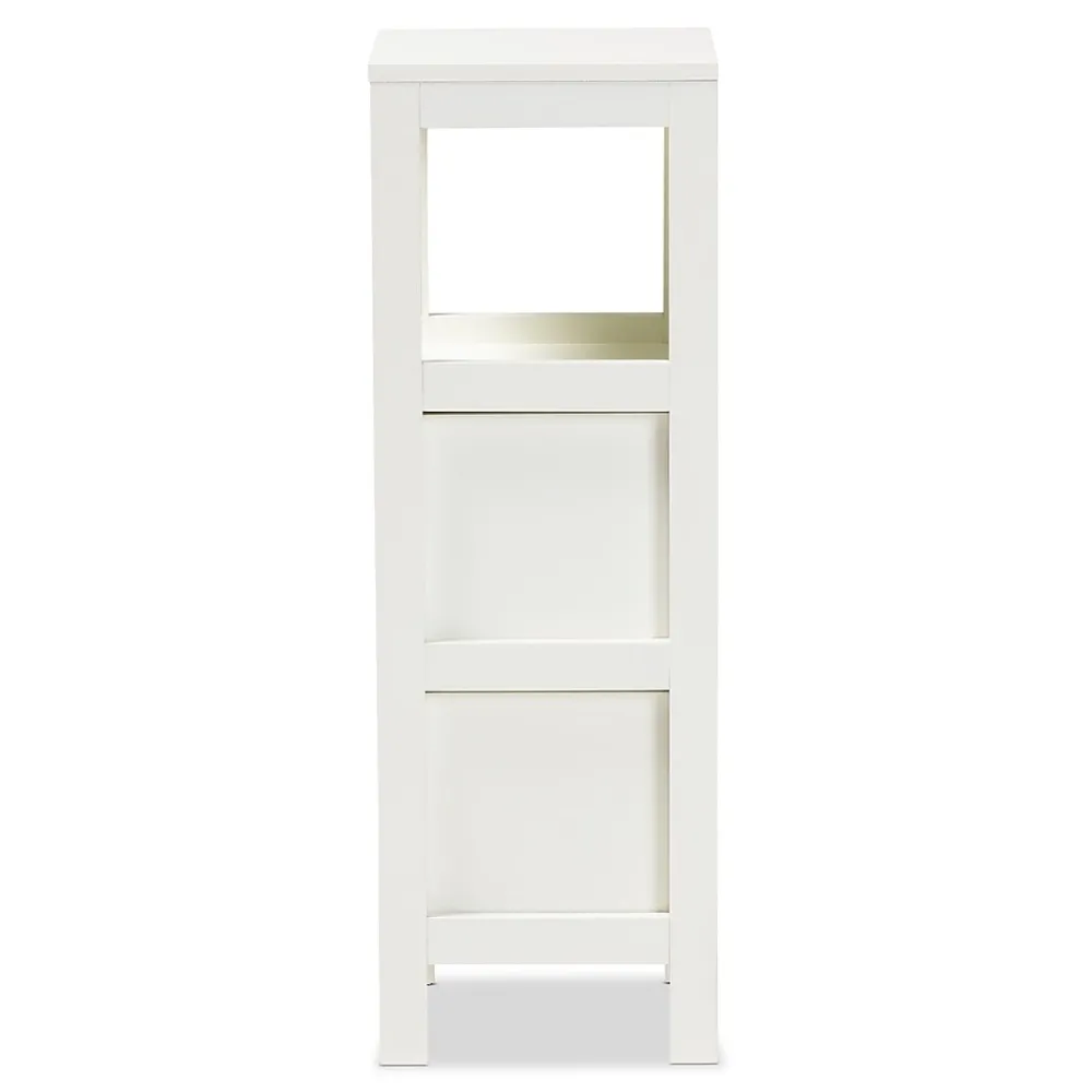 Storage Cabinets*Baxton Studio Reuben 35.04" High 1-Shelf Storage Cabinet, White (163-10299-HiT)