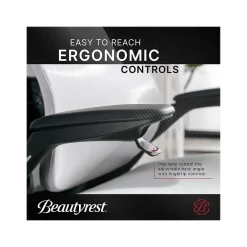 Ergonomic Chairs*Beautyrest ErgoMax Ergonomic Mesh/Fabric Swivel Task Chair, (60078-Gry) Gray