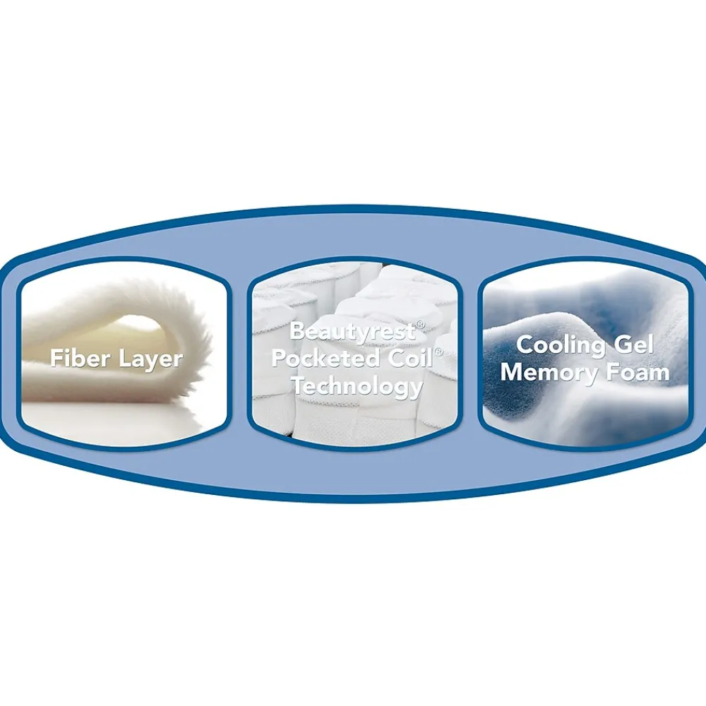 Ergonomic Chairs*Beautyrest Platinum Sofil Bonded Leather Executive Chair, (49404B) Black