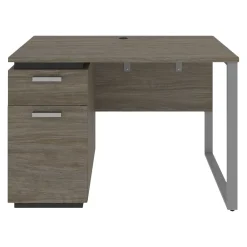 Computer Desks*bestar Aquarius Small 44" Computer Desk, Walnut Gray/Slate (114401-000035)