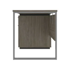 Computer Desks*bestar Aquarius Small 44" Computer Desk, Walnut Gray/Slate (114401-000035)