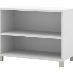 Storage Cabinets*bestar ® Pro-Linea 28" Laminate 2-Shelf Bookcase, White (120160-1117)