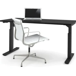 Standing Desks*bestar Universel 60"W Electric Height Adjustable Desk, Black (65867-18)