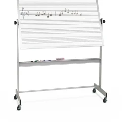 Dry Erase*Best-Rite Dual Sided Music Line Deluxe Reversible 4' x 8' Mobile Whiteboard (668AH-MM)