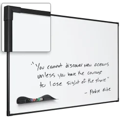 Dry Erase*Best-Rite Ultra Trim Magnetic Dry-Erase Board, Black Frame, 4' x 3'