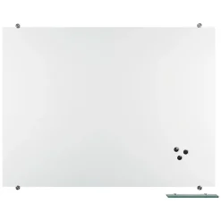 Dry Erase*Best-Rite Visionary Glass Dry-Erase Whiteboard, 4' x 3' (83844)