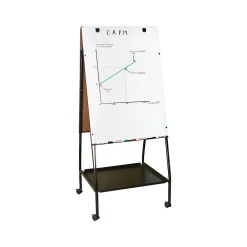 Dry Erase*Best-Rite Wheasel Dry/Wet Erase Easel, 65", Steel (770)