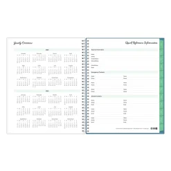 Grade Books*Blue Sky Floral Ditsy Dapply Light Weekly & Monthly Lesson Planner, 8.5