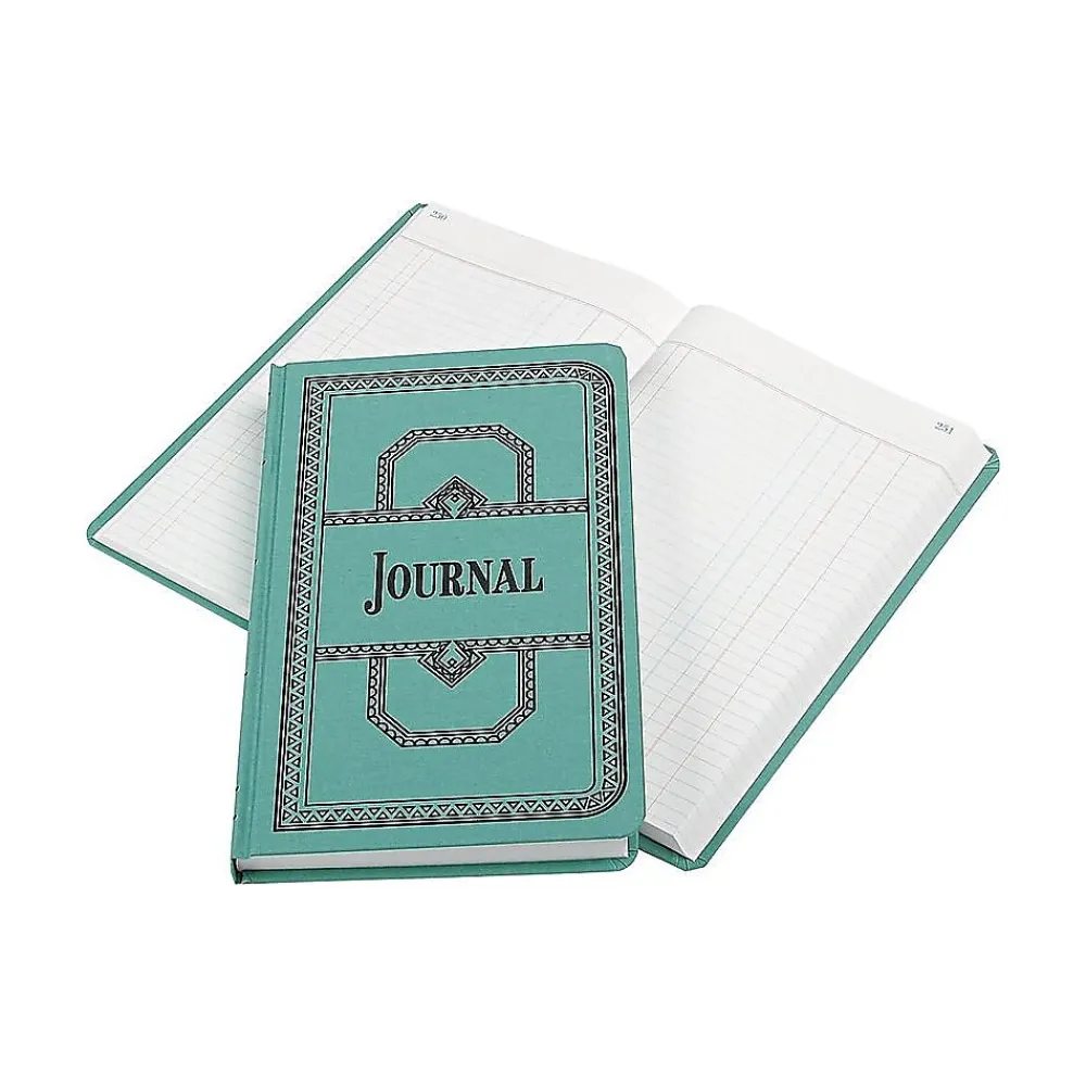 Accounting & Record Journals*Boorum & Pease 66 Series Record Book, 7.63"W x 12.13"H x 1"D, Blue, 250 Sheets/Book (66-500-J)