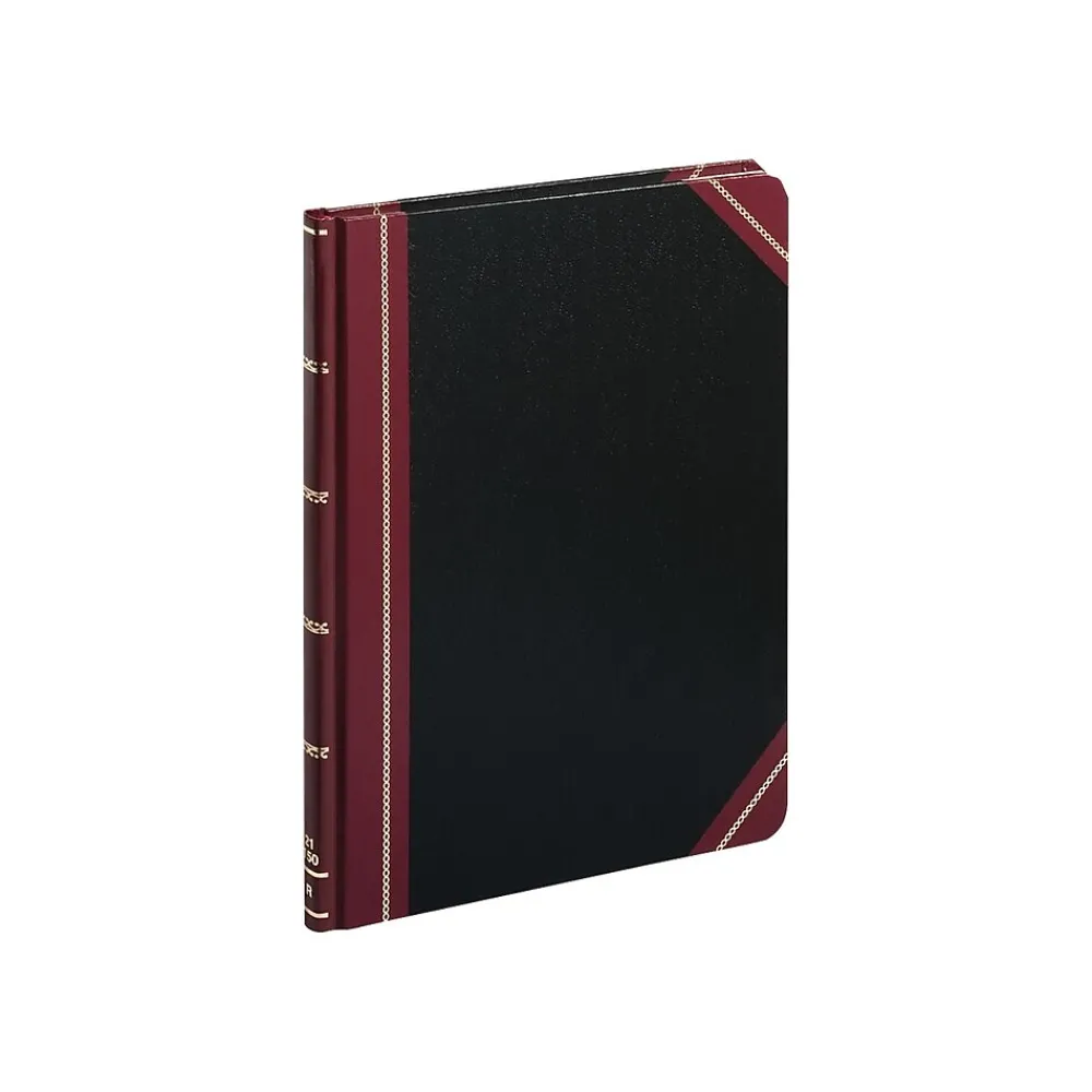 Accounting & Record Journals*Esselte Boorum & Pease 21 Series Record Book, 8.13"W x 10.38"H, Black, 75 Sheets/Book (21-150-R)