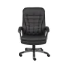 Office Chairs*Boss Office Products Boss Faux Leather Executive Chair, Black (B9331)
