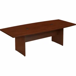 Conference Room Tables*Bush Business Furniture 96" Boat Shaped Conference Table, (99TB9642HCK) Hansen Cherry