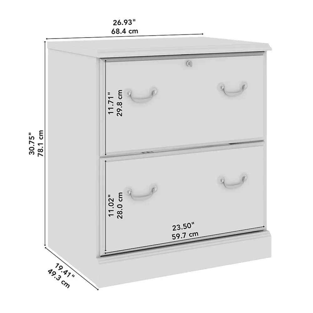 File Cabinets*Bush Business Furniture Arlington 2-Drawer Lateral File Cabinet, Harvest Cherry (WC65554-03)