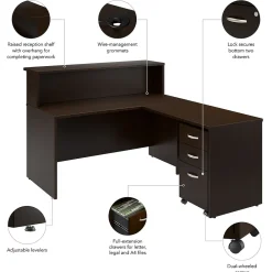 L-Desks*Bush Business Furniture Arrive 60