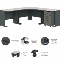 Corner Desks*Bush Business Furniture Cubix 84