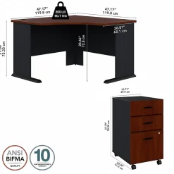 Corner Desks*Bush Business Furniture Cubix 48