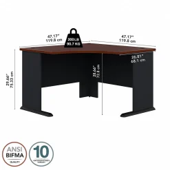 Corner Desks*Bush Business Furniture Cubix 48