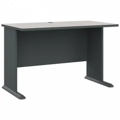 Computer Desks*Bush Business Furniture Cubix 48"W Desk, (WC8448A) Slate/White Spectrum