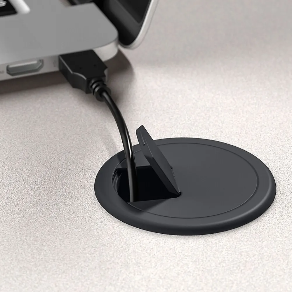 Computer Desks*Bush Business Furniture Cubix 48"W Corner Desk, (WC8427A) Slate/White Spectrum