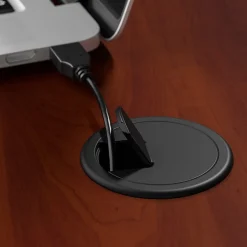 Computer Desks*Bush Business Furniture Cubix 60W Desk with Mobile File Cabinet, (SRA003HCSU) Hansen Cherry