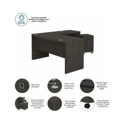 L-Desks*Bush Business Furniture Echo 60