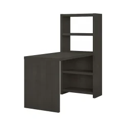 Office Desks*Bush Business Furniture Echo 56W Bookcase Desk, Charcoal Maple (KI60307-03)