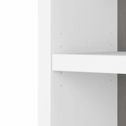 Bookcases*Bush Business Furniture Echo 5 Shelf Bookcase, Pure White/Modern Gray (KI60504-03)