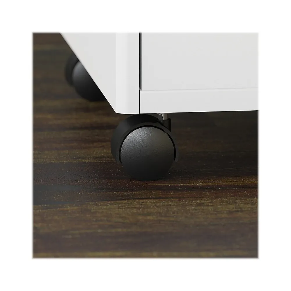 File Cabinets*Bush Business Furniture Easy Office 2-Drawer Mobile Vertical File Cabinet, Letter/Legal Size, Lockable, Pure White (EO108WHSU)