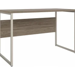 Computer Desks*Bush Business Furniture Hybrid 48"W Computer Table Desk with Metal Legs, (HYD148MH) Modern Hickory