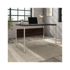 Computer Desks*Bush Business Furniture Hybrid 48"W Computer Table Desk with Metal Legs, Black Walnut (HYD248BW)