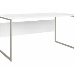 Computer Desks*Bush Business Furniture Hybrid 60"W Computer Table Desk with Metal Legs, (HYD360WH) White
