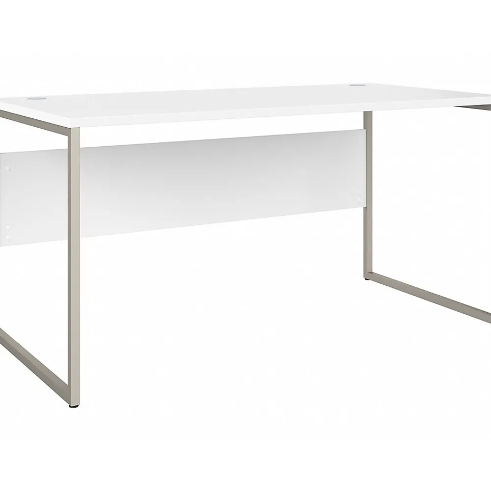 Computer Desks*Bush Business Furniture Hybrid 60"W Computer Table Desk with Metal Legs, (HYD360WH) White