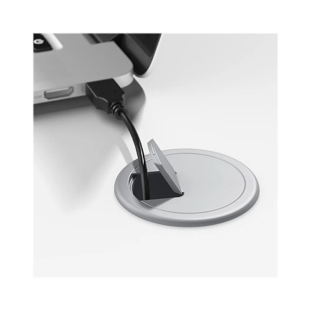 Computer Desks*Bush Business Furniture Hybrid 60"W Computer Table Desk with Metal Legs, (HYD360WH) White