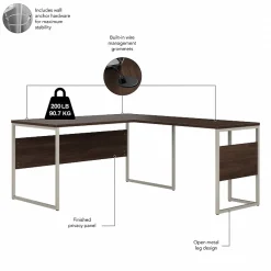 L-Desks*Bush Business Furniture Hybrid 60