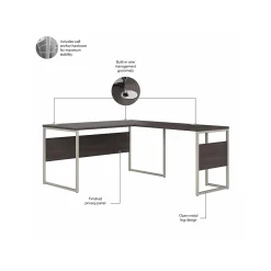 L-Desks*Bush Business Furniture Hybrid 60