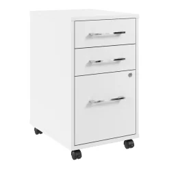 File Cabinets*Bush Business Furniture Hustle 3 Drawer Mobile File Cabinet, White (HUF116WH)