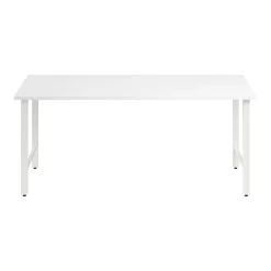 Corner Desks*Bush Business Furniture Hustle 72"W Computer Desk with Metal Legs, White (HUD272WH)
